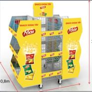 xưởng làm kệ quảng cáo